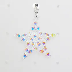 Pierces - Silver brass - Earrings Columba - Pierces - Silver brass - Laiton argenté